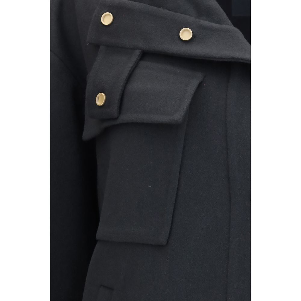 Giorgio Armani Gray Cashmere Women's Coat
