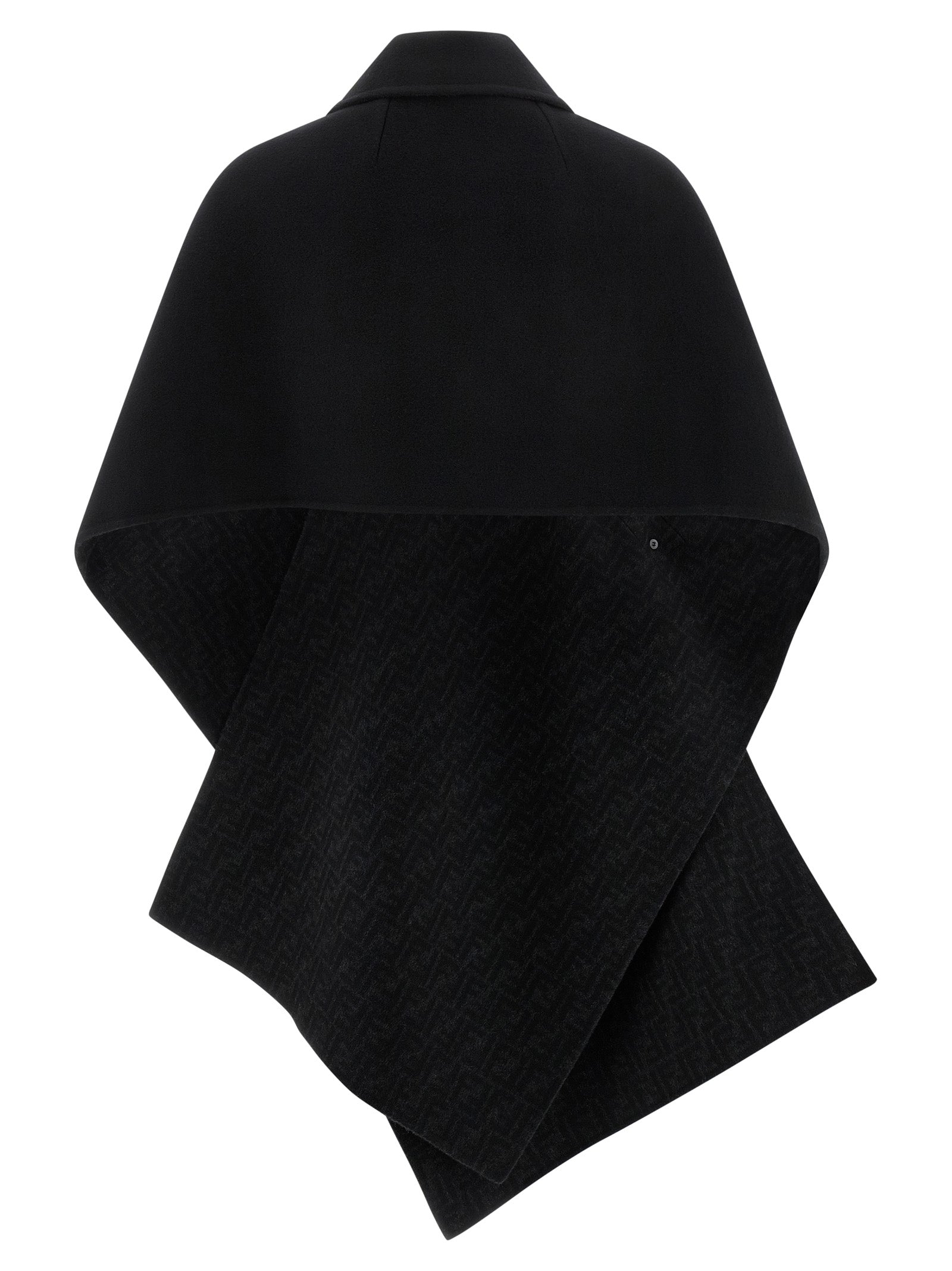 Fendi Black Virgin Wool Women's Coat