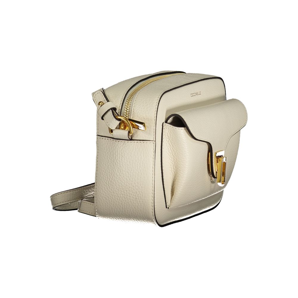 Coccinelle White Leather Women's Women's Bag