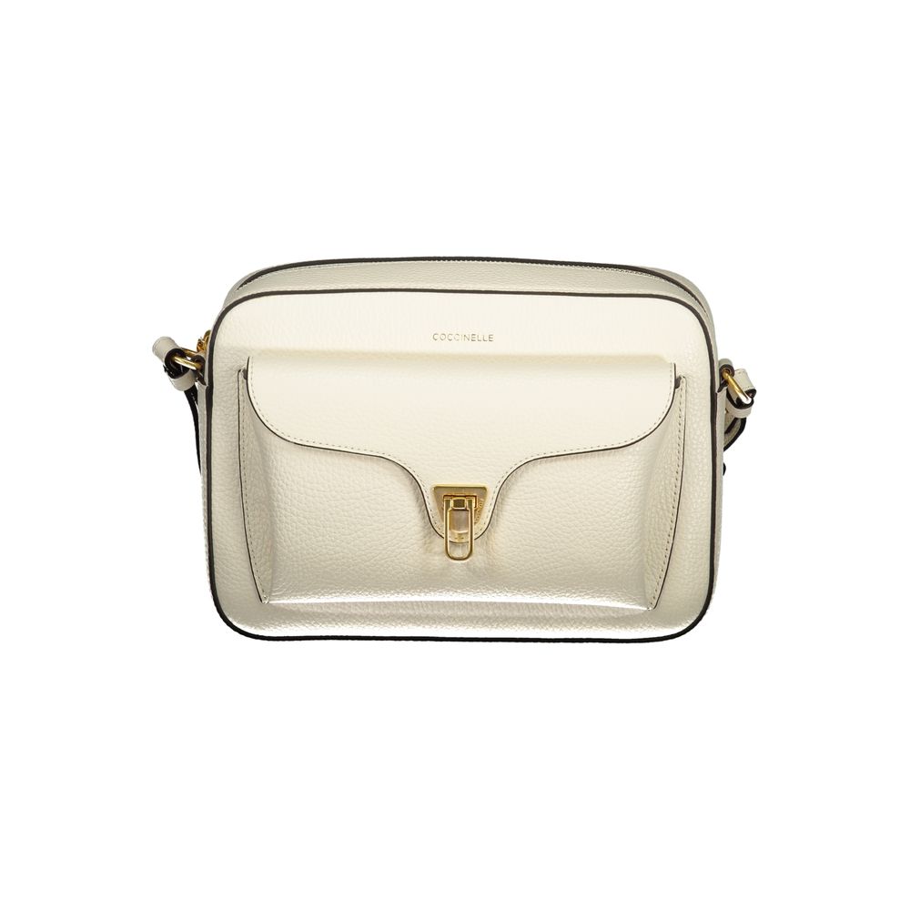 Coccinelle Bianco Leather Women's Women's Bag