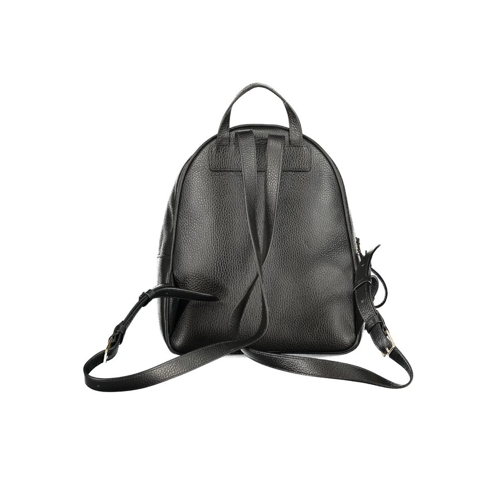 Coccinelle Black Leather Women's Backpack
