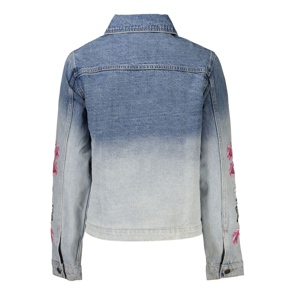Desigual Blue Cotton Denim Women's Jacket