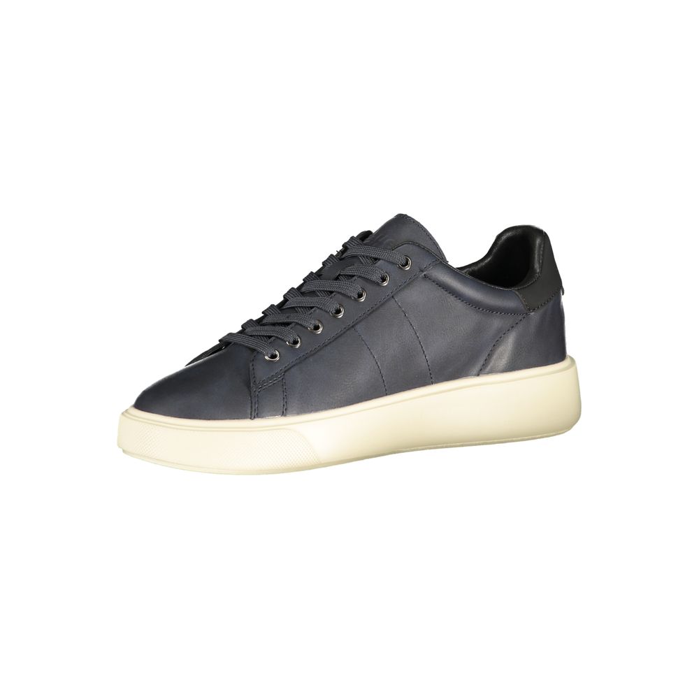 Blauer Blue Polyester Low Top Men's Sneakers