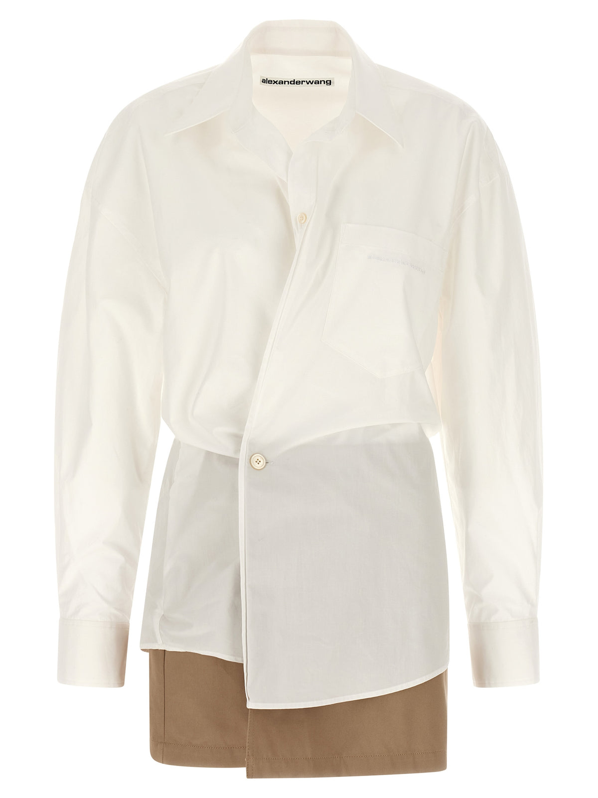 Alexander Wang White Cotton Short Women's Dress