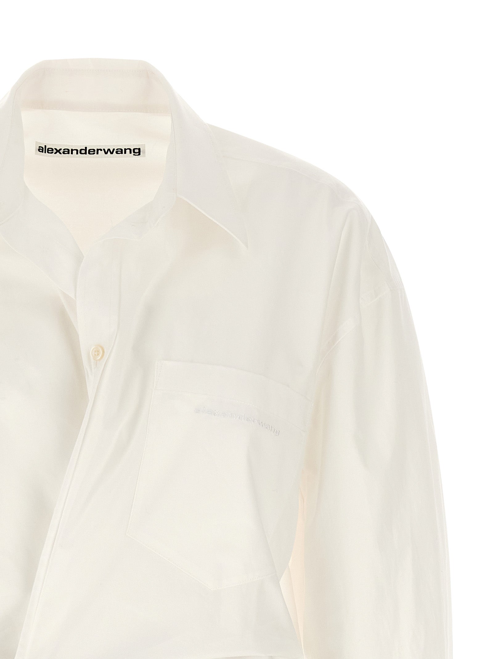 Alexander Wang White Cotton Short Women's Dress