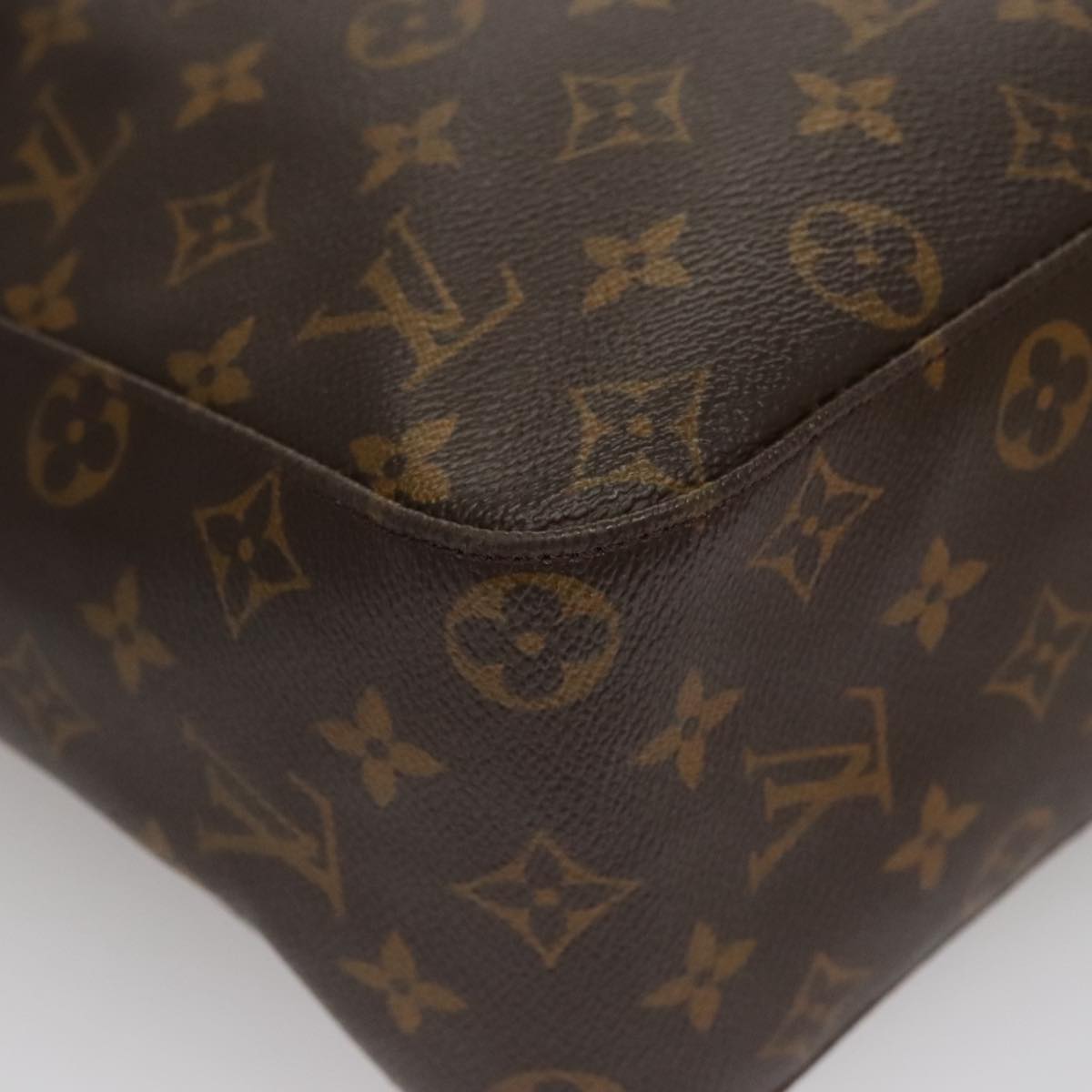Louis Vuitton Looping Gm Brown Canvas Shoulder Bag (Pre-Owned)