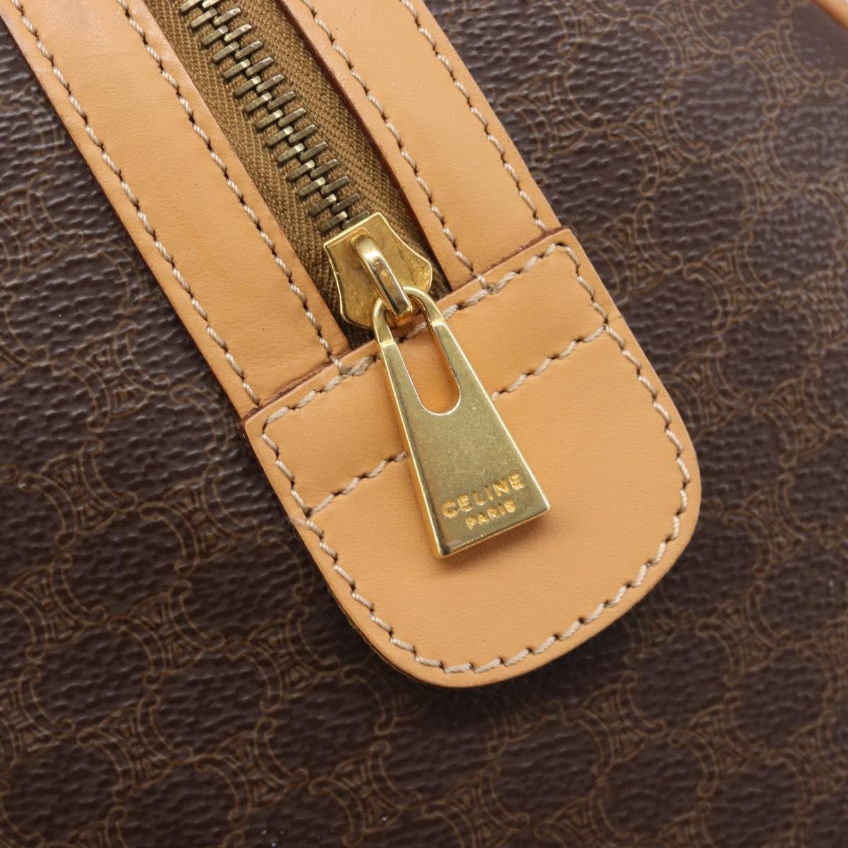 Celine Handbag Canvas Brown Canvas Handbag (Pre-Owned)