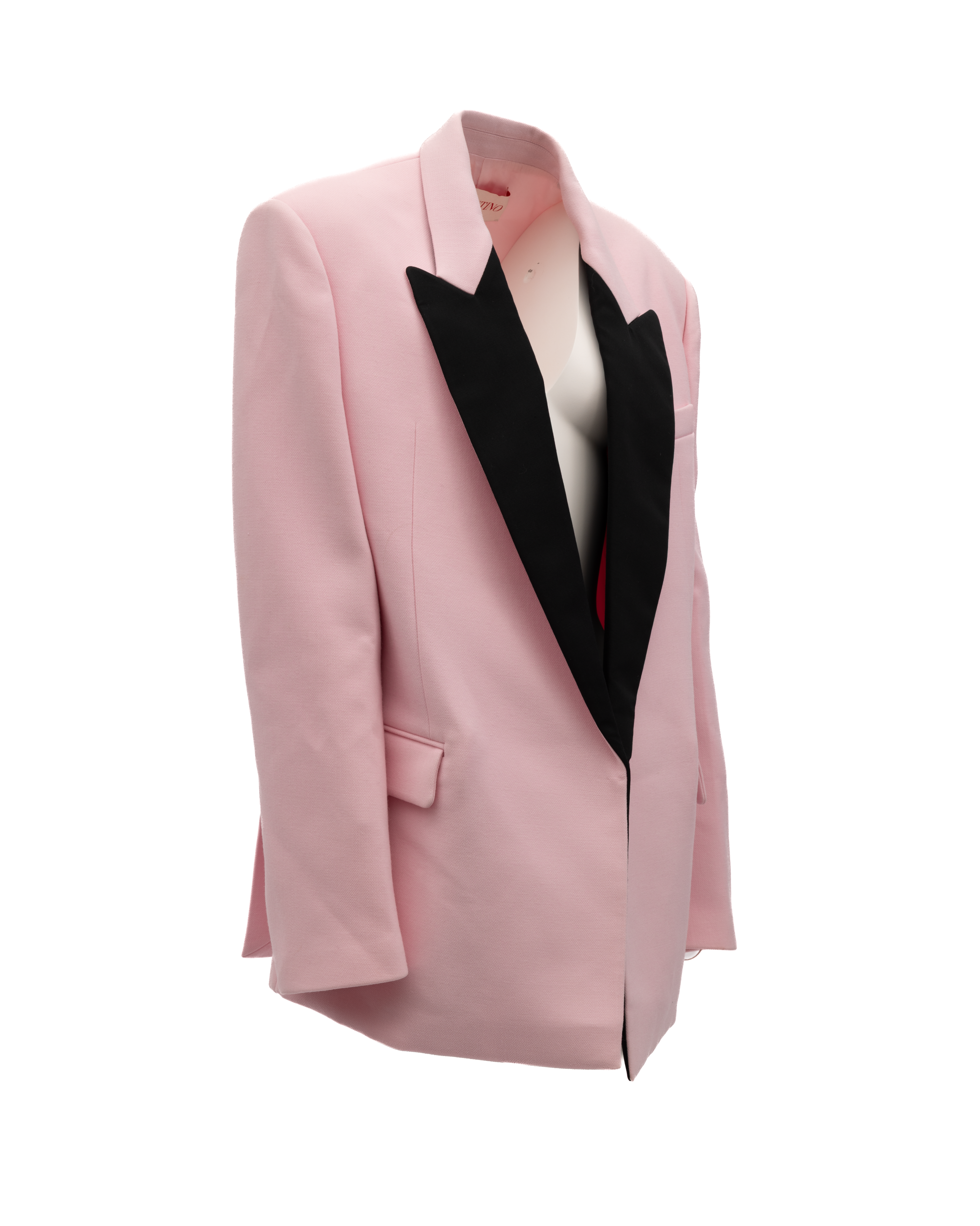 Valentino Garavani Pink Tuxedo Women's Blazer