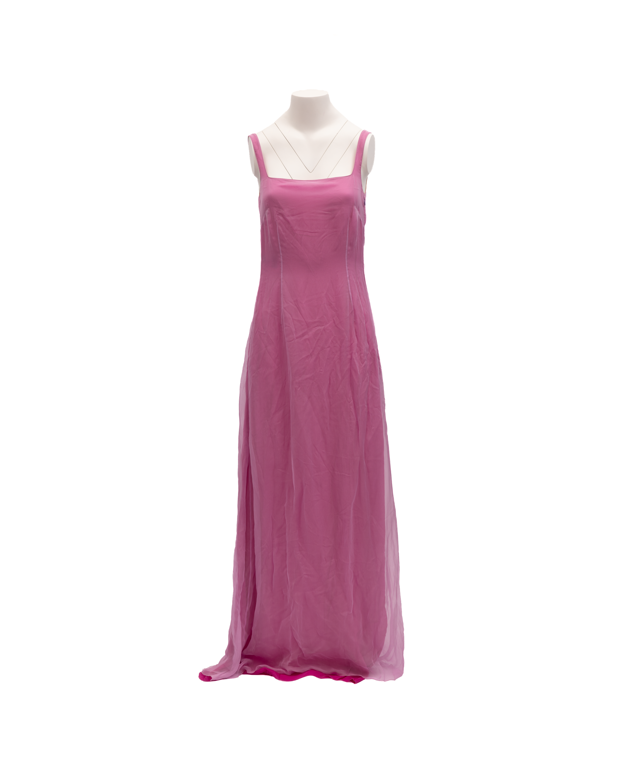 Valentino Garavani Pink Sleeveless Maxi Women's Dress
