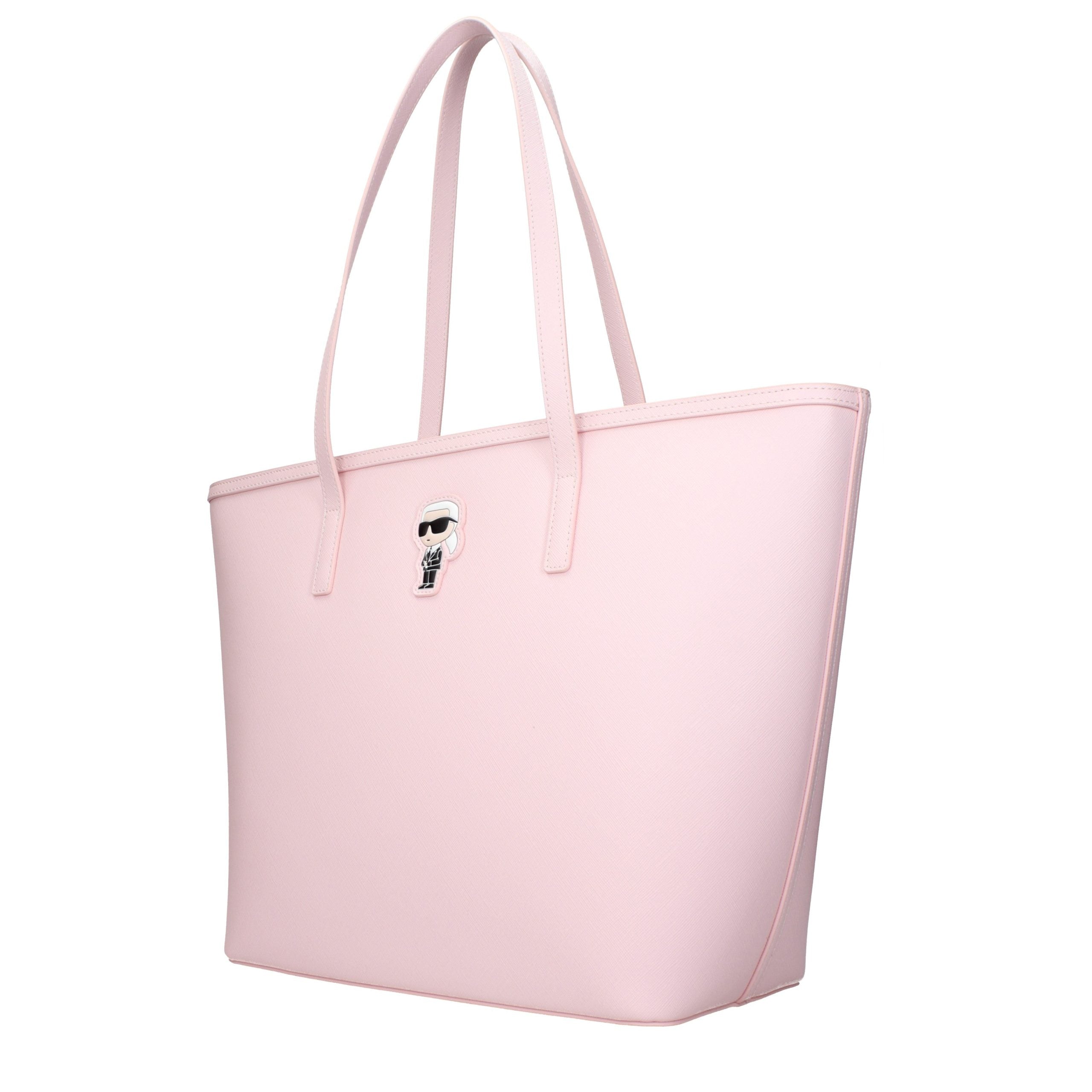 Karl Lagerfeld Pink Polyethylene Shoulder Women's Bag