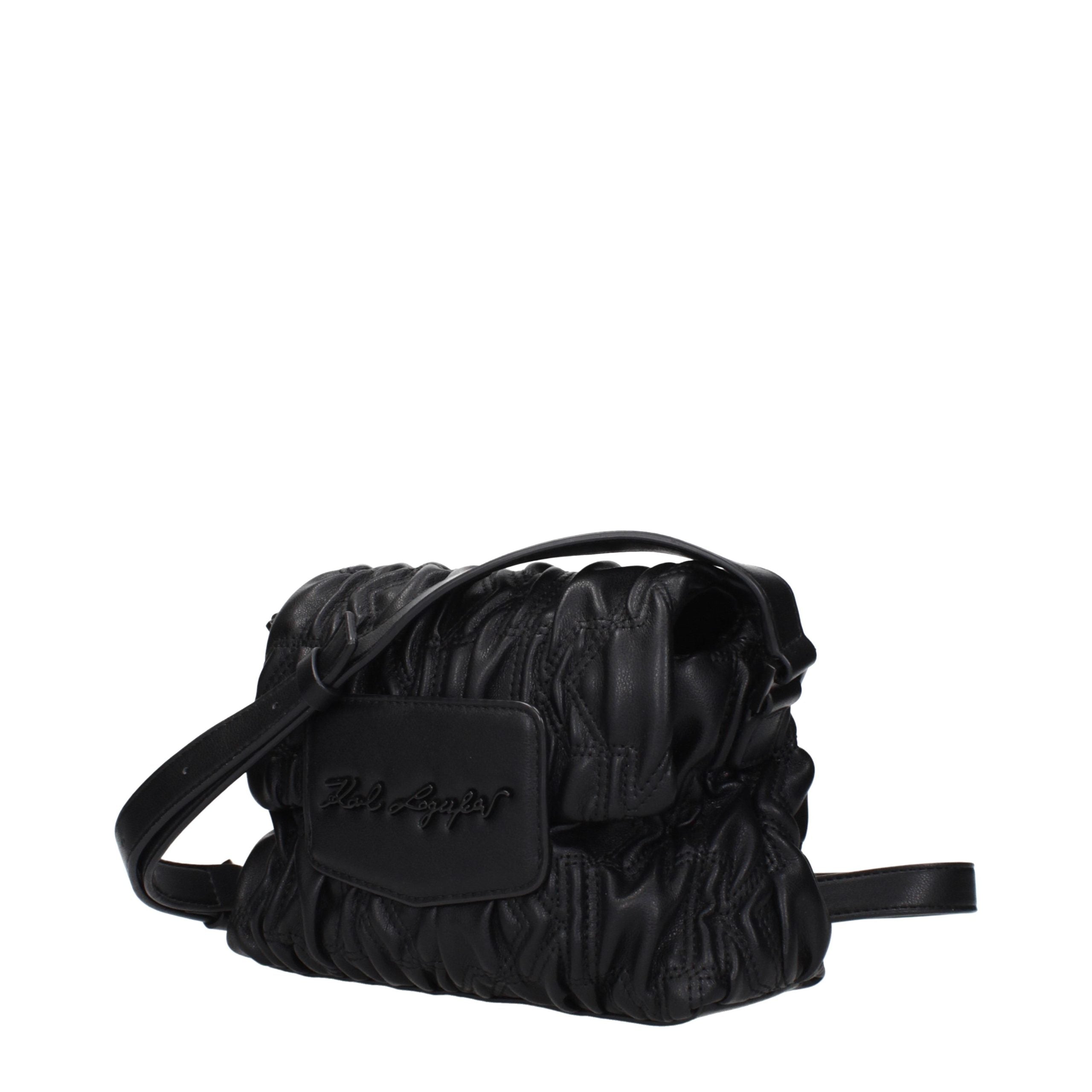 Karl Lagerfeld Black Polyester Crossbody Women's Bag