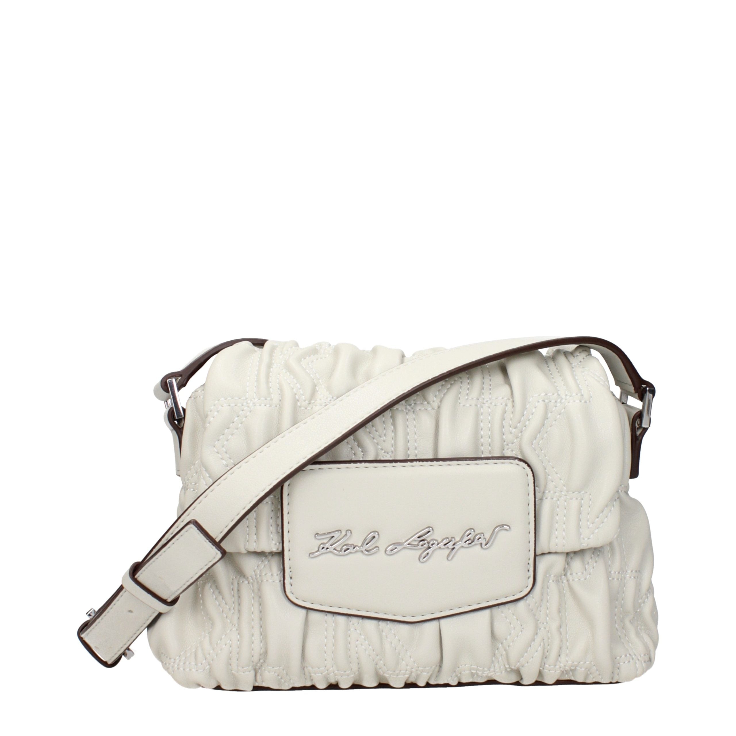 Karl Lagerfeld Gray Polyester Crossbody Women's Bag