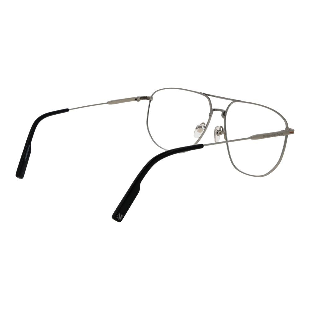 Ermenegildo Zegna Silver Titanium Glasses Men's (Frames)
