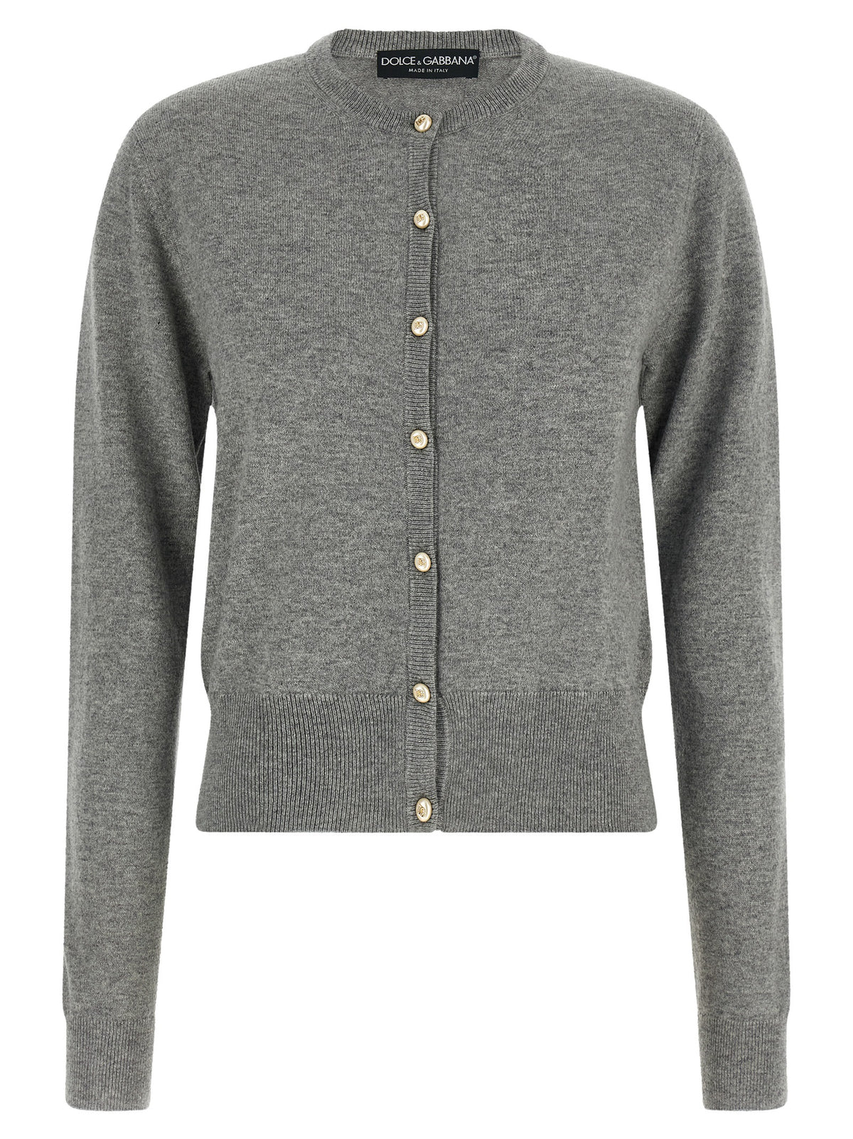 Dolce & Gabbana Gray Cashmere Women's Cardigan