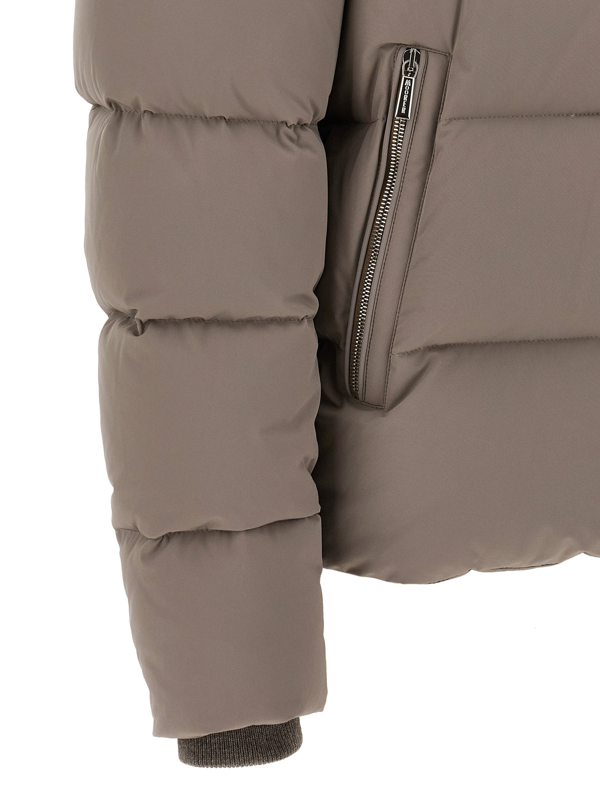 MooRER Gray Wool Men's Bomber