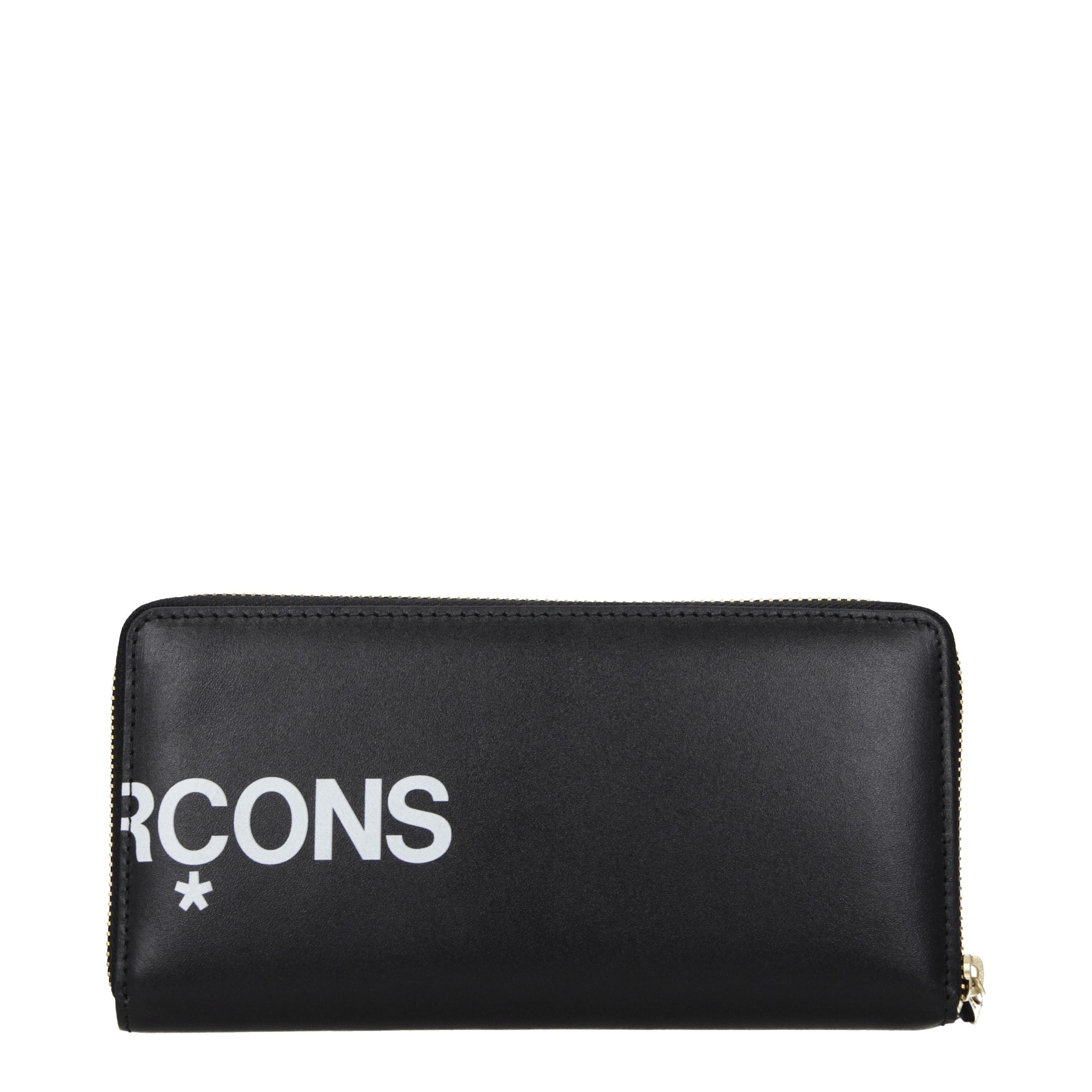 Comme Des Garçons Black Leather Men's Wallet