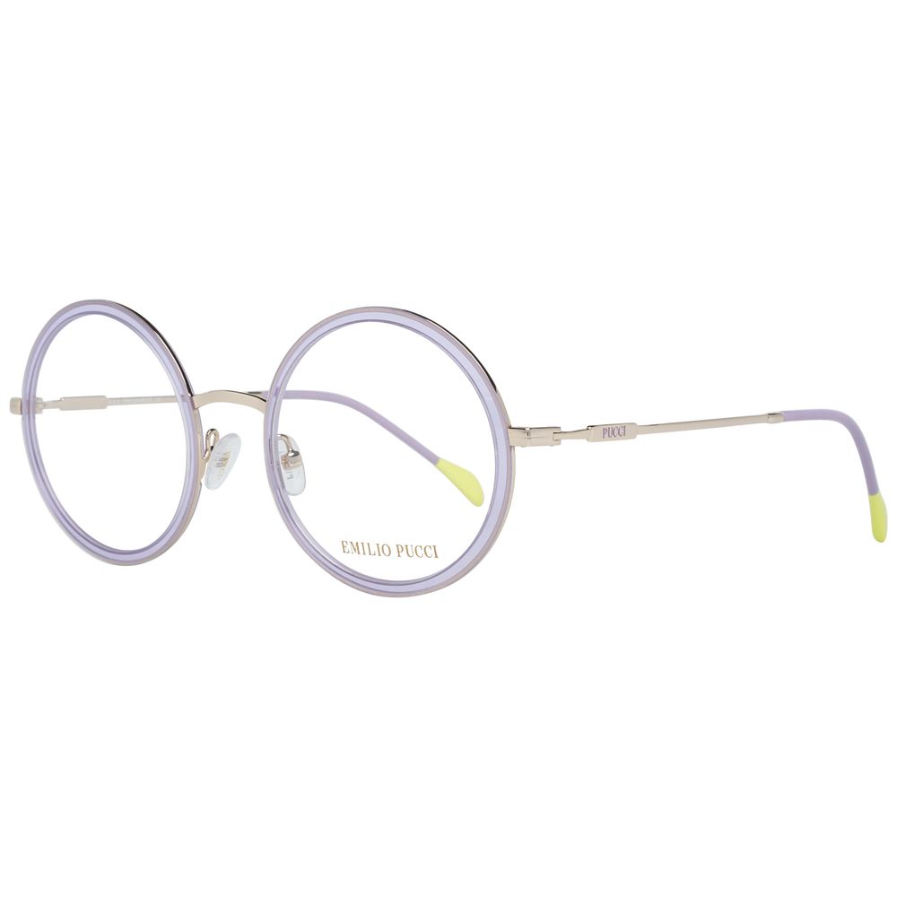 Emilio Pucci Purple Metal & Plastic Glasses Women's (Frames)