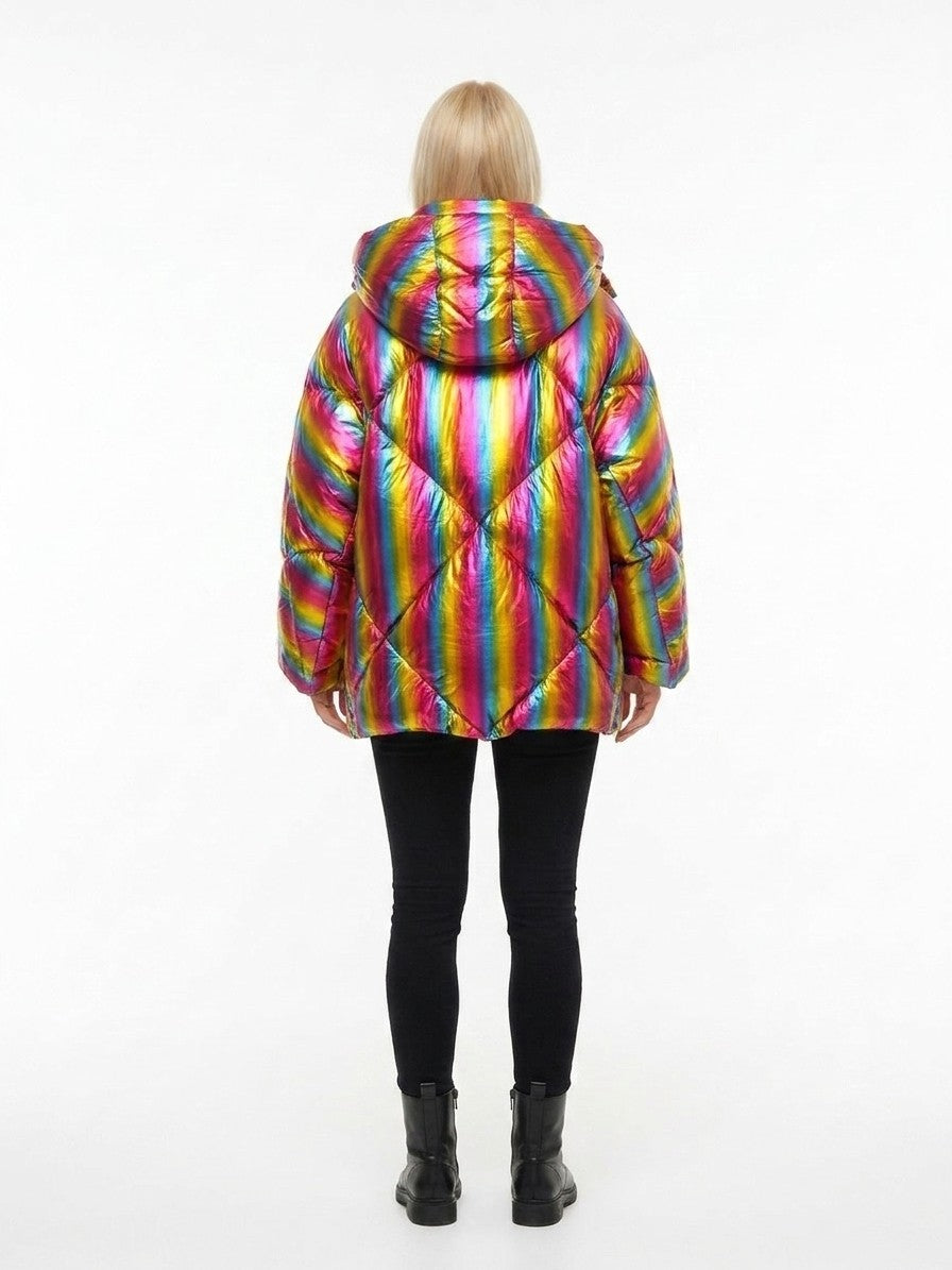 Dolce & Gabbana Multicolor Polyamide Women's Parka