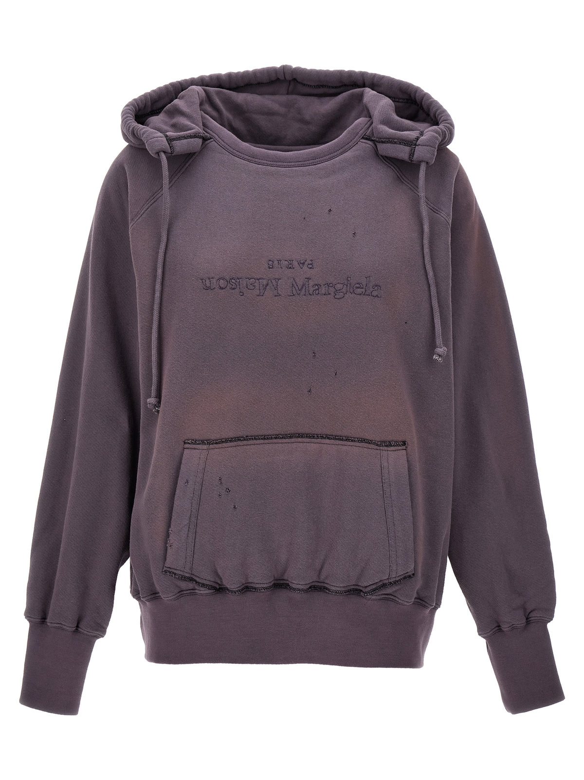 Maison Margiela Purple Cotton Women's Hoodie