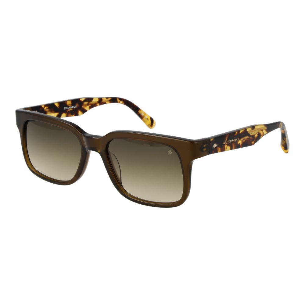 Scotch & Soda Brown Metal Men's Sunglasses