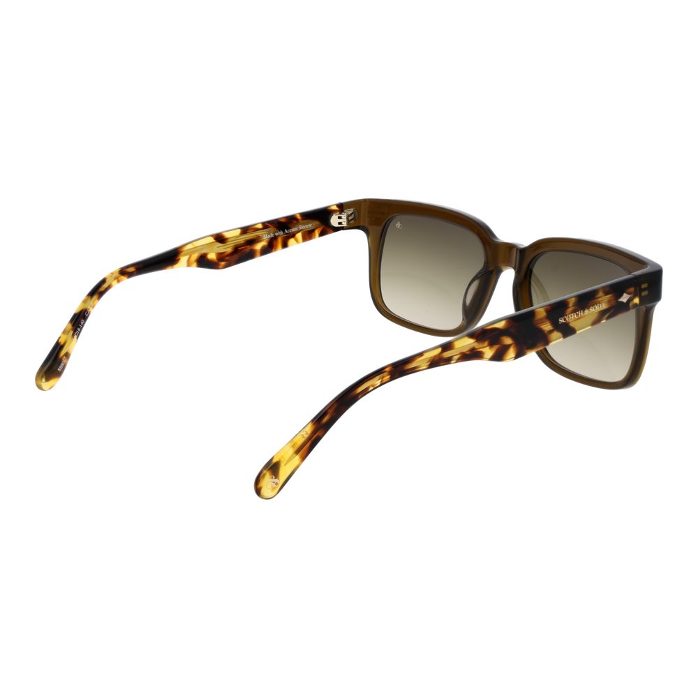 Scotch & Soda Brown Metal Men's Sunglasses