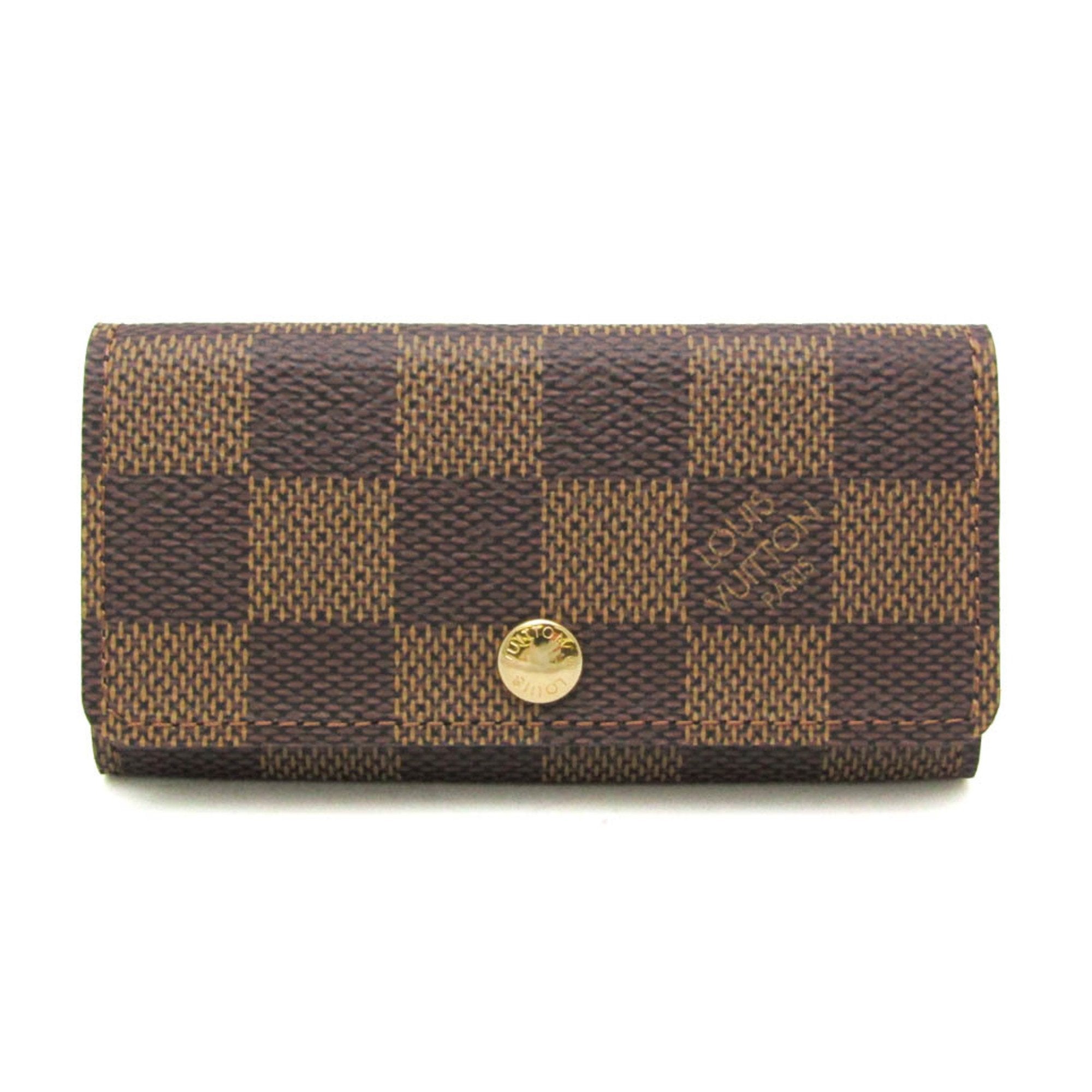 Louis Vuitton Multiclés 4 Brown Canvas Wallet (Pre-Owned)