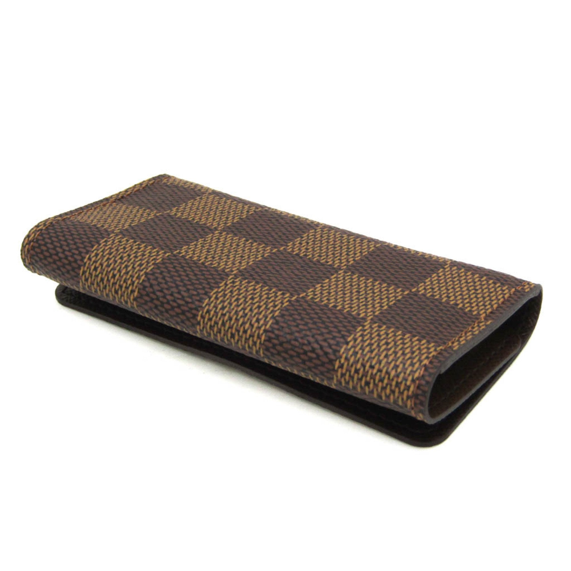 Louis Vuitton Multiclés 4 Brown Canvas Wallet (Pre-Owned)