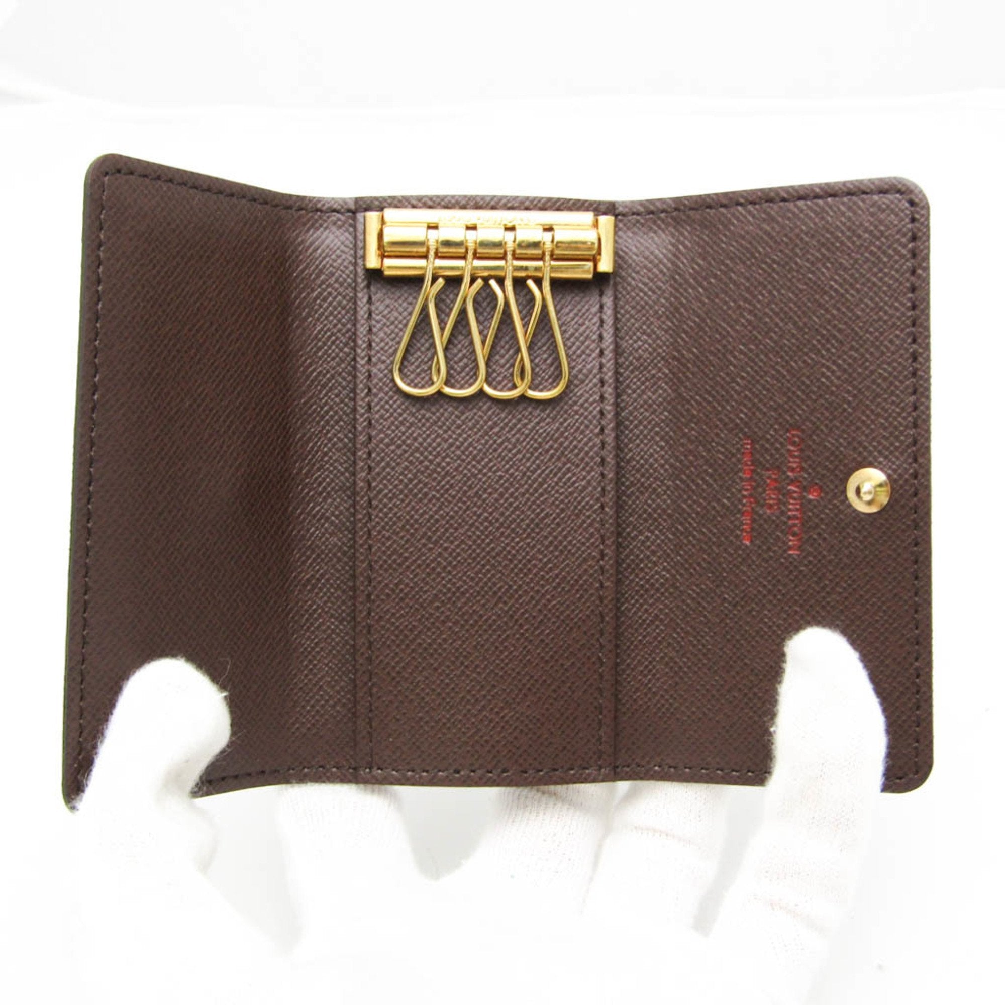 Louis Vuitton Multiclés 4 Brown Canvas Wallet (Pre-Owned)