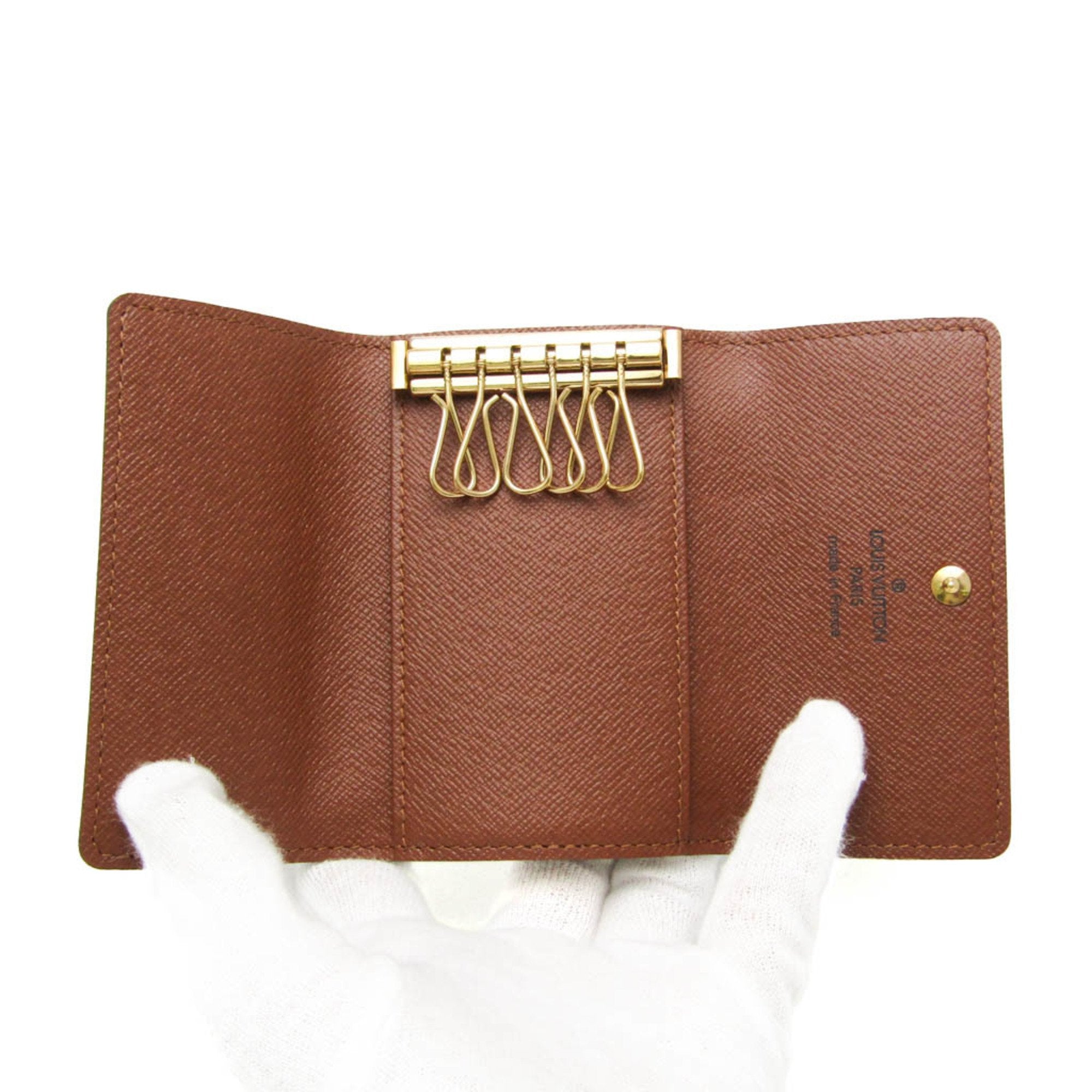 Louis Vuitton Multiclés Brown Canvas Wallet (Pre-Owned)