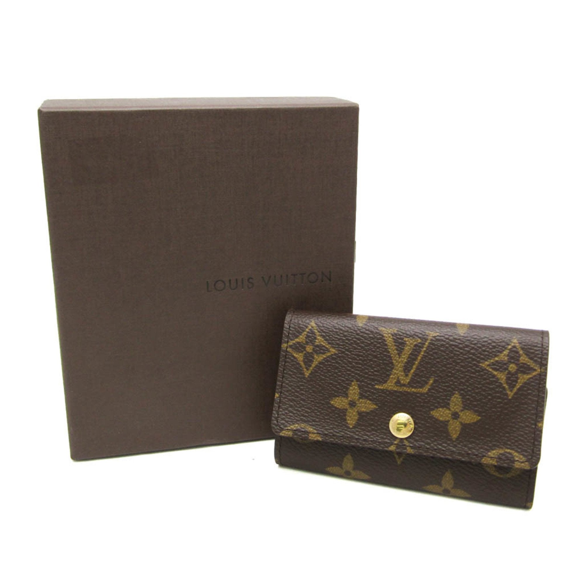 Louis Vuitton Multiclés Brown Canvas Wallet (Pre-Owned)