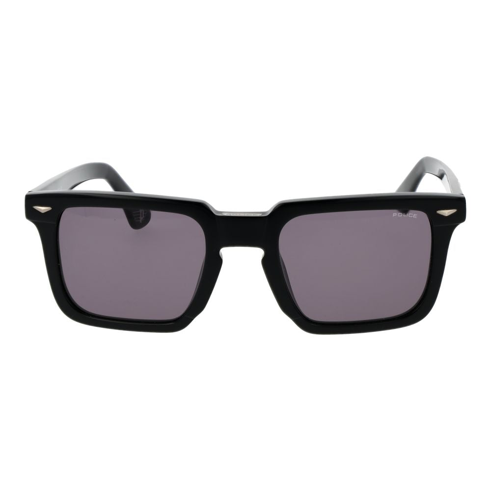 Police Black Cellulose Acetate Men's Sunglasses