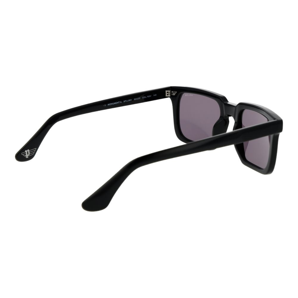 Police Black Cellulose Acetate Men's Sunglasses