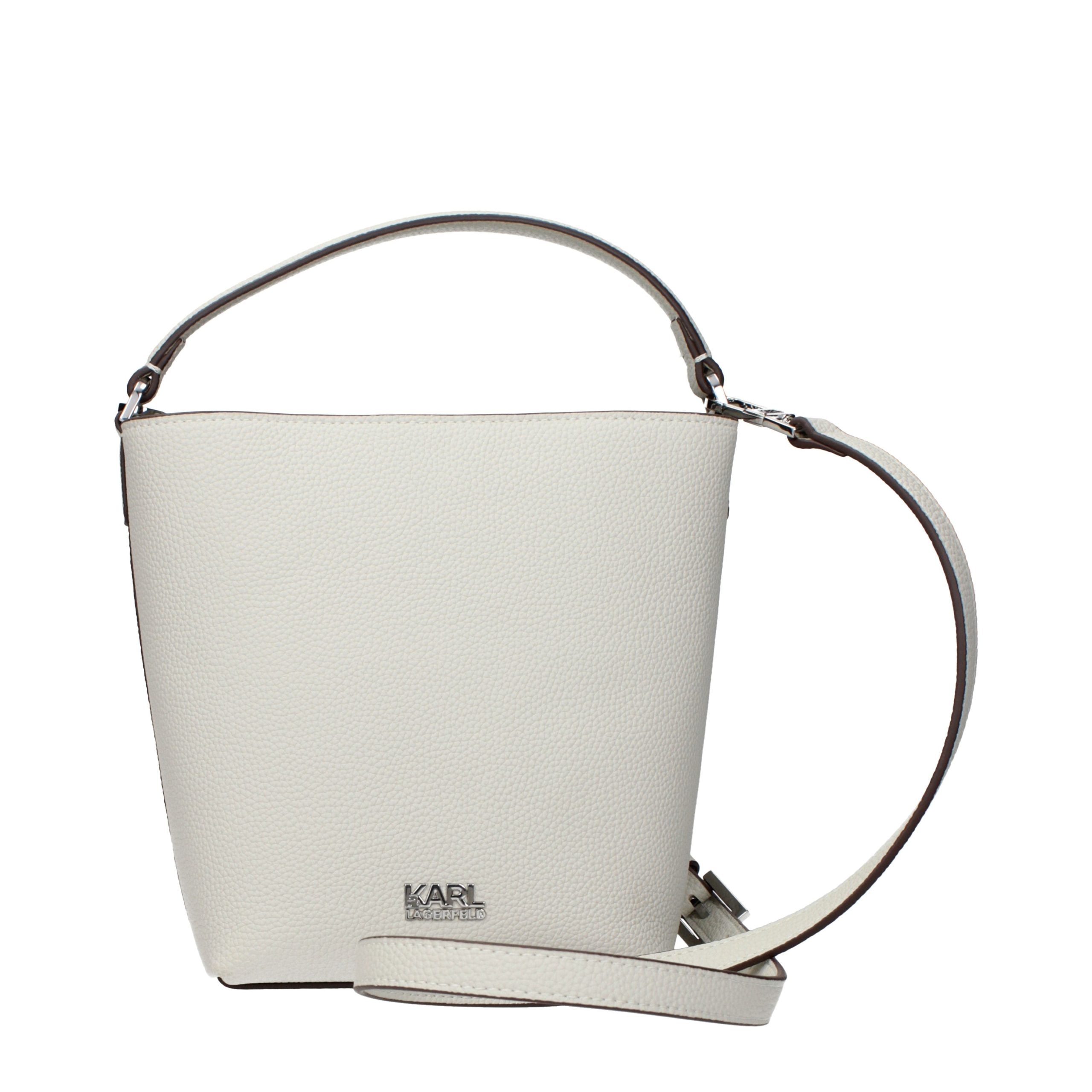 Karl Lagerfeld Gray Leather Women's Handbag
