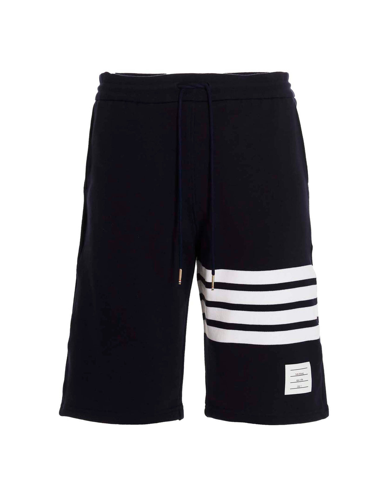 Thom Browne Blue Cotton Bermuda Men's Shorts