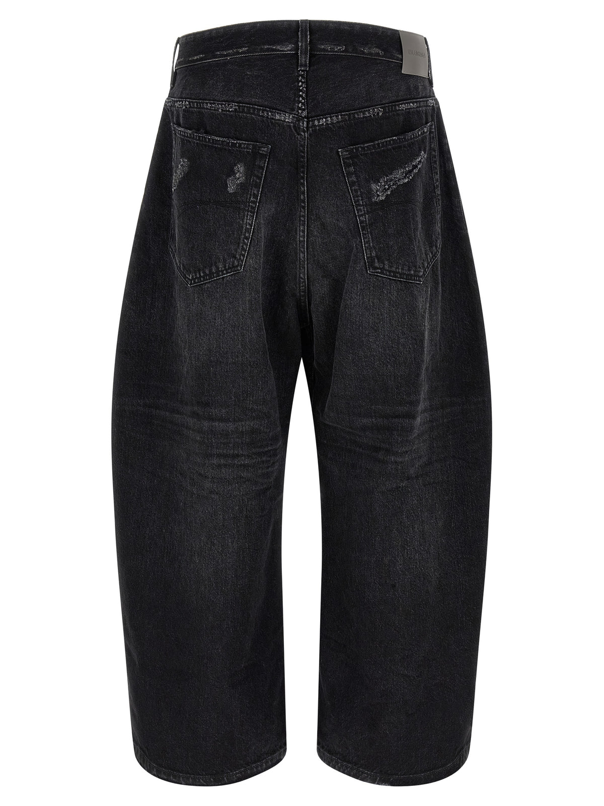 Balenciaga Black Cotton Cropped Men's Jeans