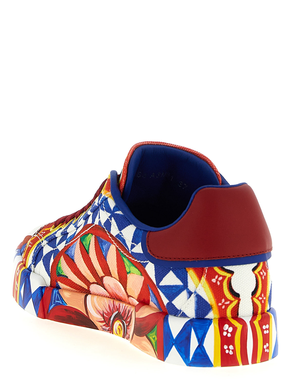 Dolce & Gabbana Multicolor Cotton Low Top Women's Sneakers