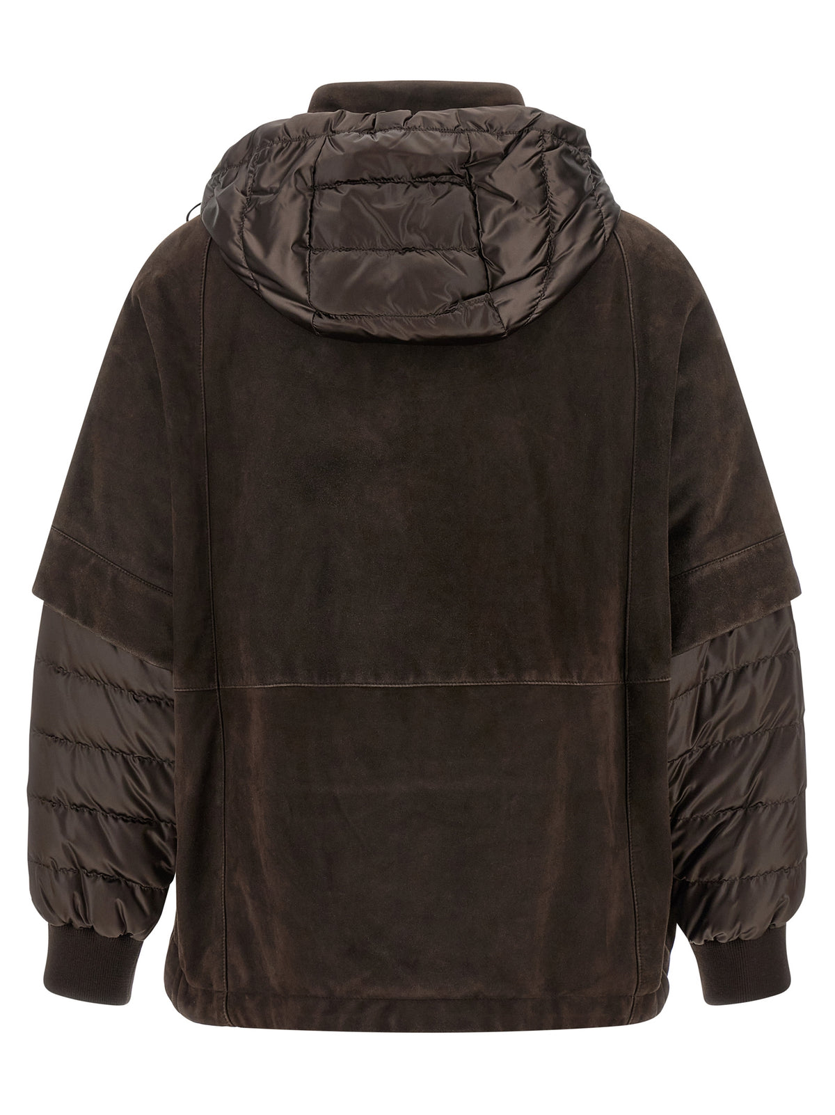 MooRER Brown Wool Leather Women's Jacket