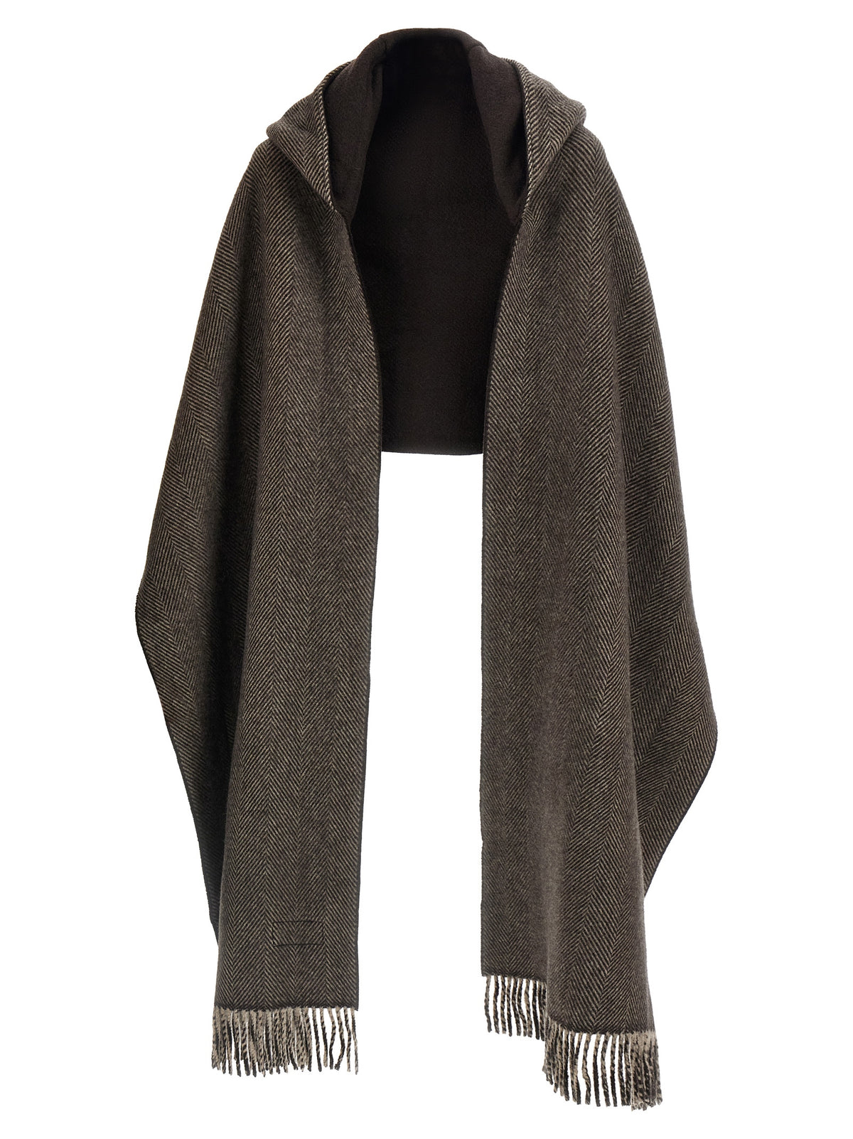 Brunello Cucinelli Brown Cashmere Women's Scarf