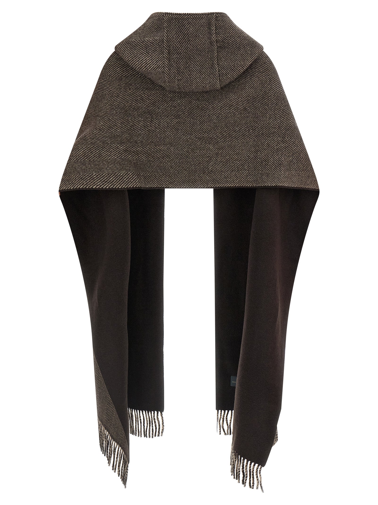 Brunello Cucinelli Brown Cashmere Women's Scarf