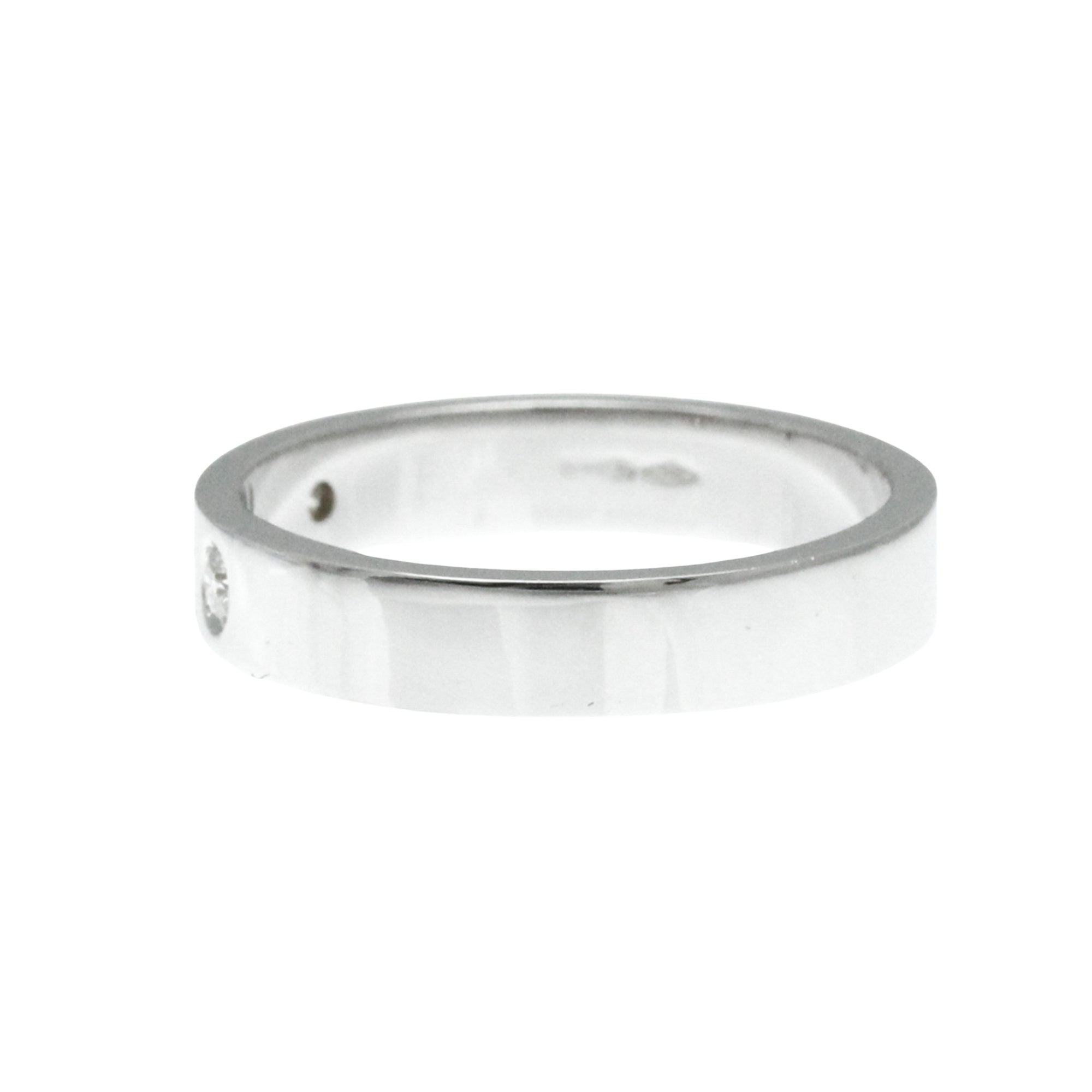 Gucci Silver White Gold Ring Jewelry (Pre-Owned)
