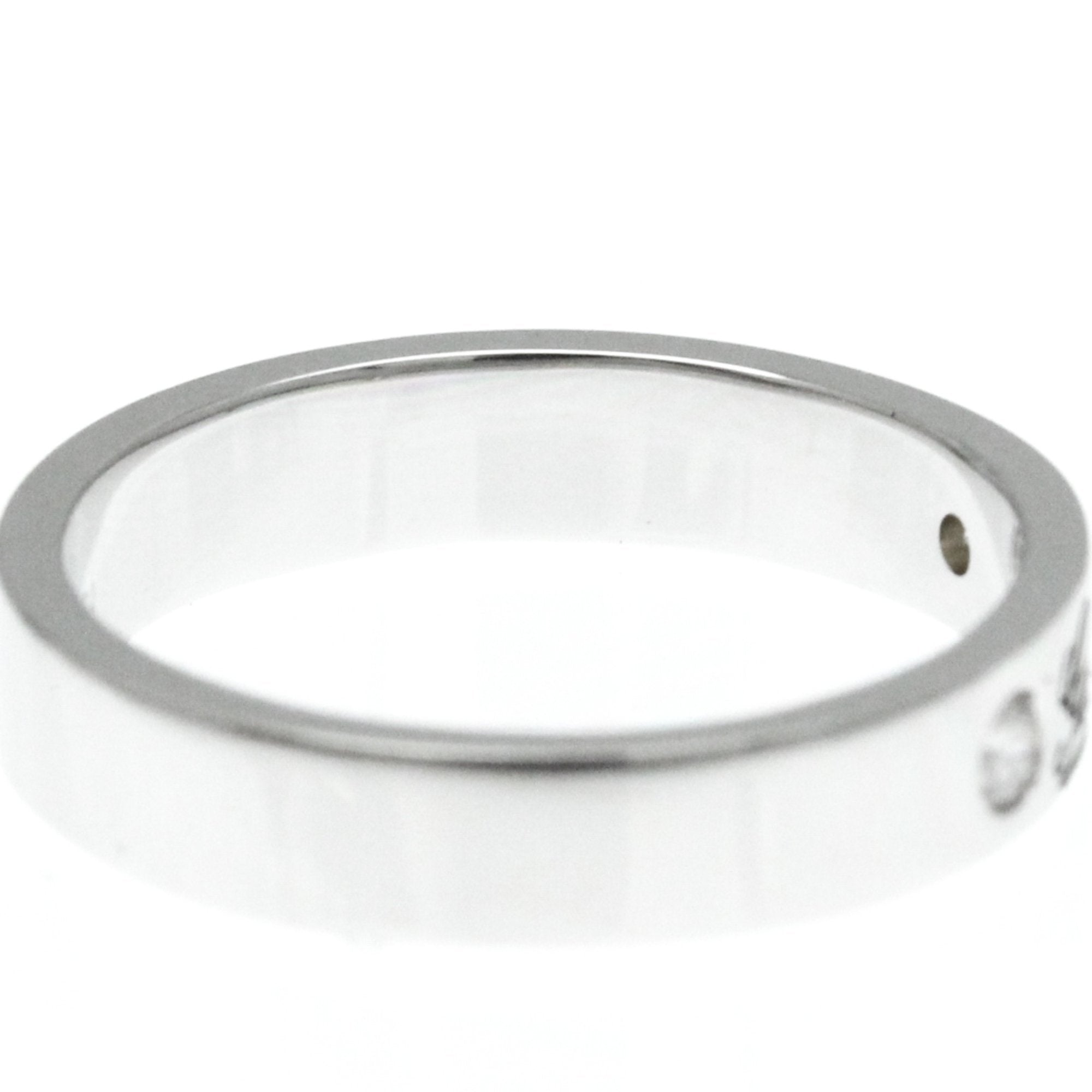 Gucci Silver White Gold Ring Jewelry (Pre-Owned)