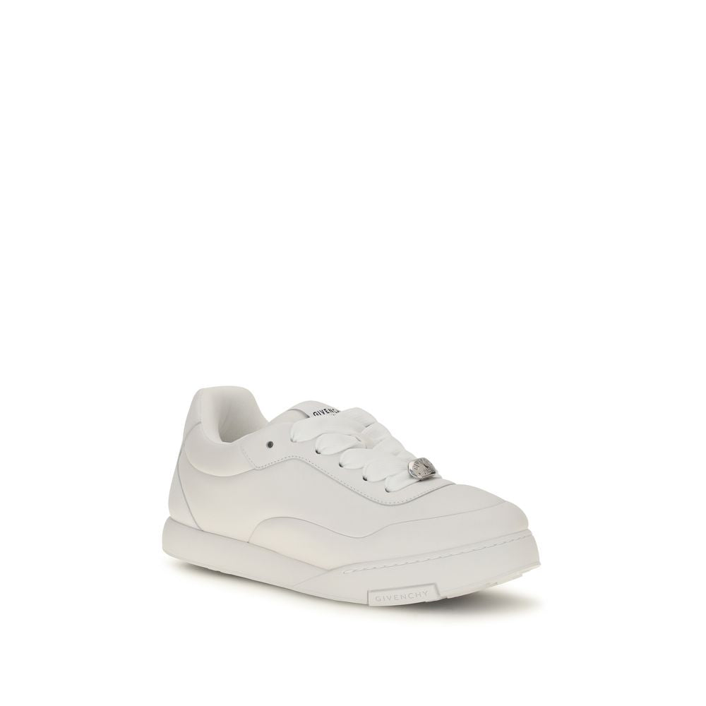 Givenchy White Calf Leather Bos Taurus Men's Sneakers
