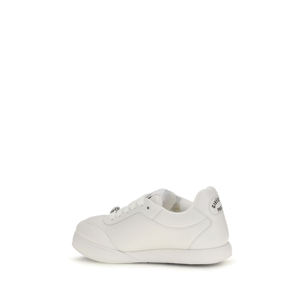 Givenchy White Calf Leather Bos Taurus Men's Sneakers