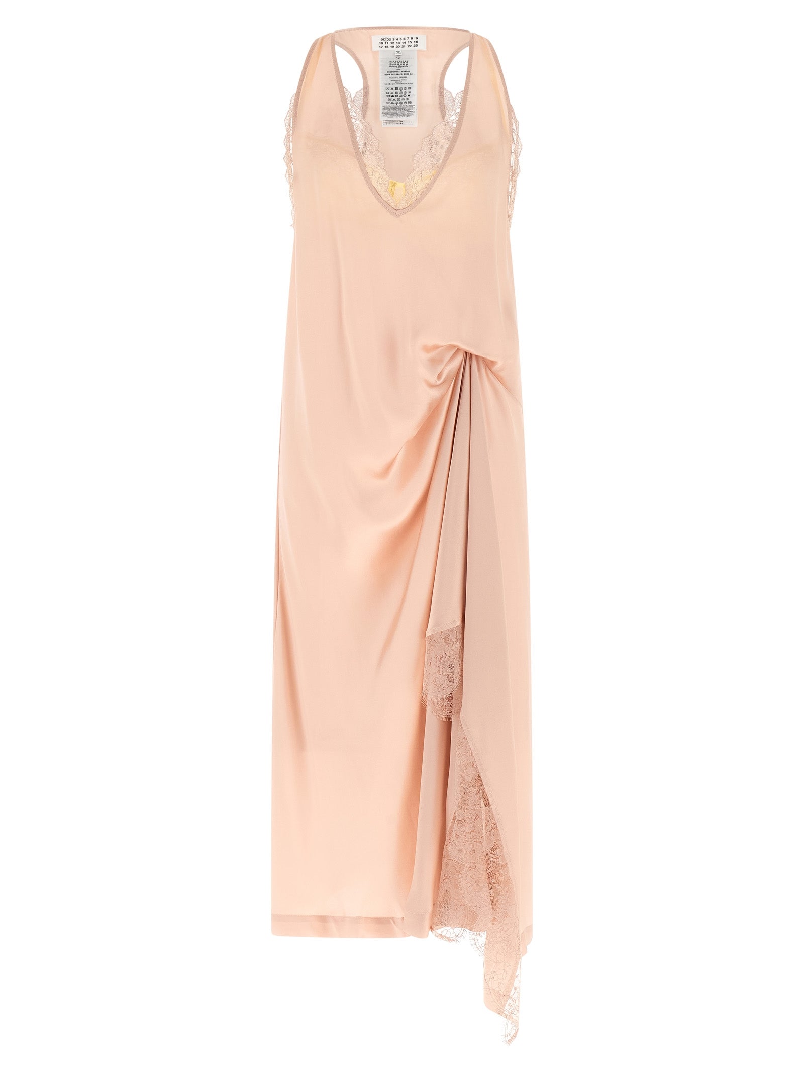 Maison Margiela Multicolor Acetate Midi Women's Dress