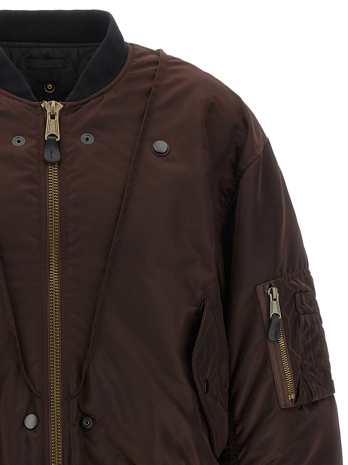 Maison Margiela Brown Polyamide Women's Bomber