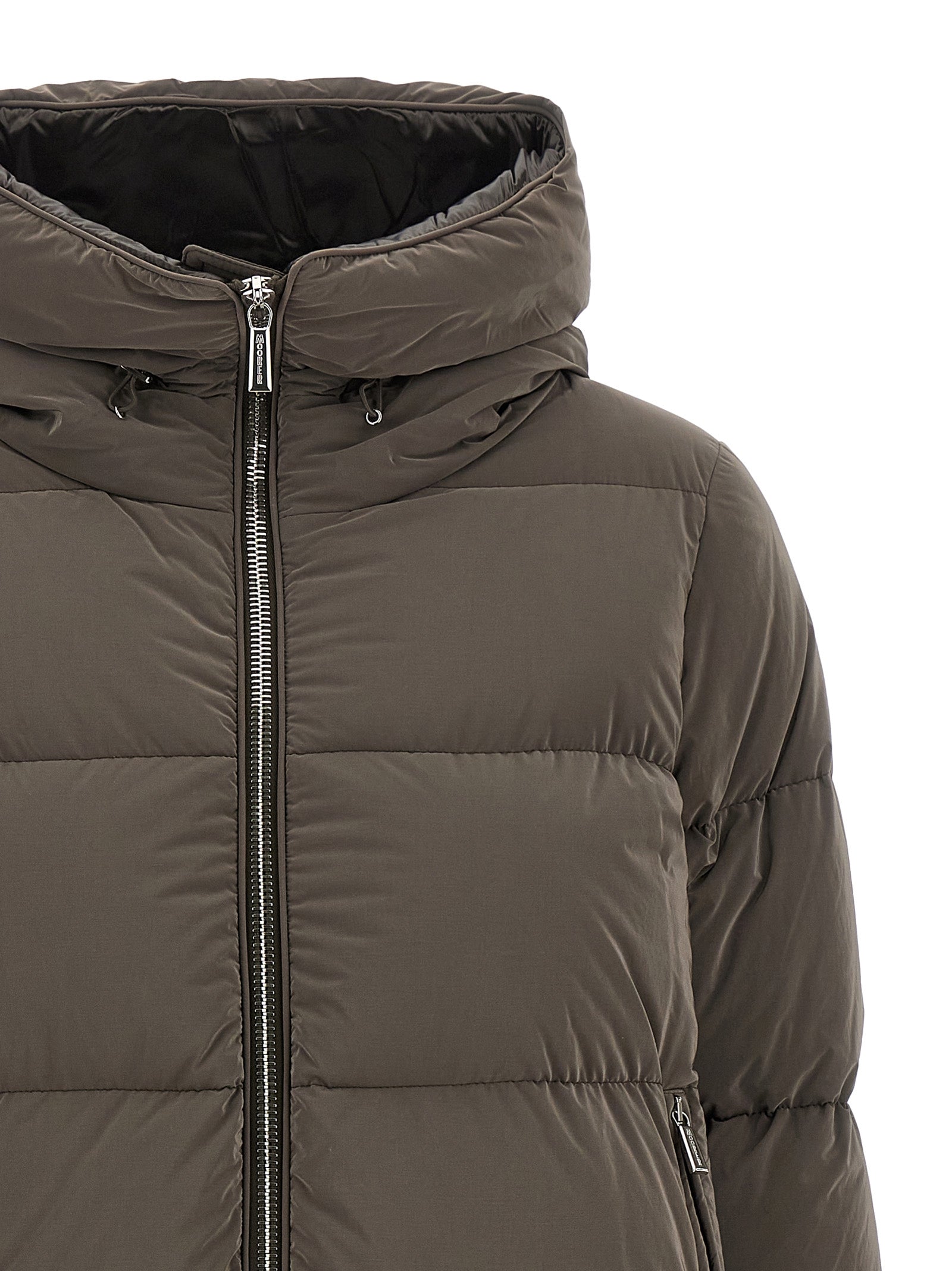 MooRER Brown Wool Full-Length Women's Jacket