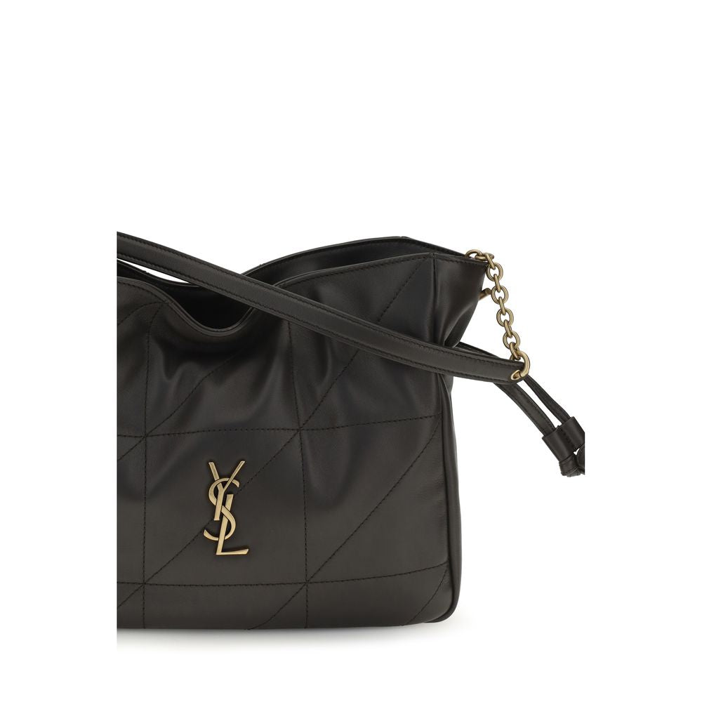 Saint Laurent Black Lamb Ovis Aries Clutch Women's Bag