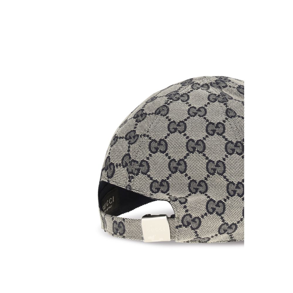 Gucci Gray Cotton Cap (Baseball Women's Hat)