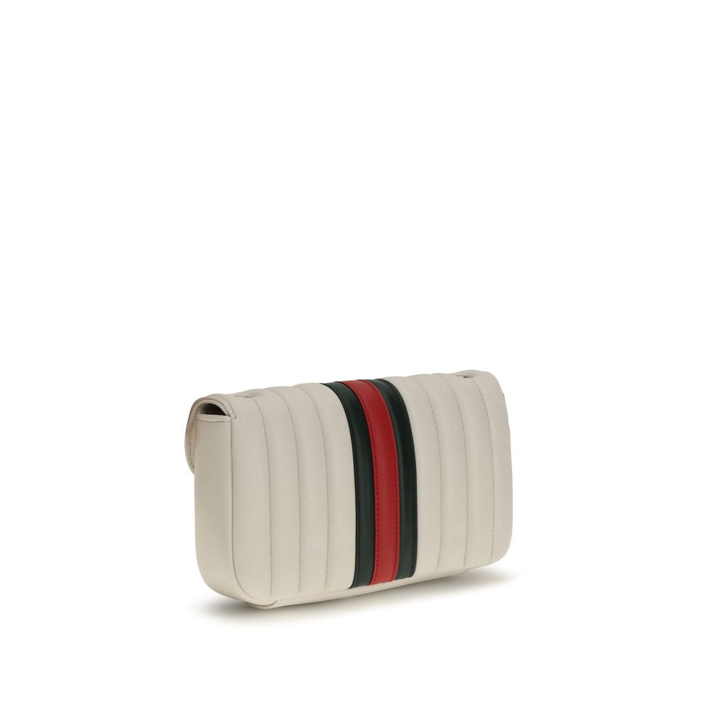 Gucci White Lamb Ovis Aries Shoulder Women's Bag