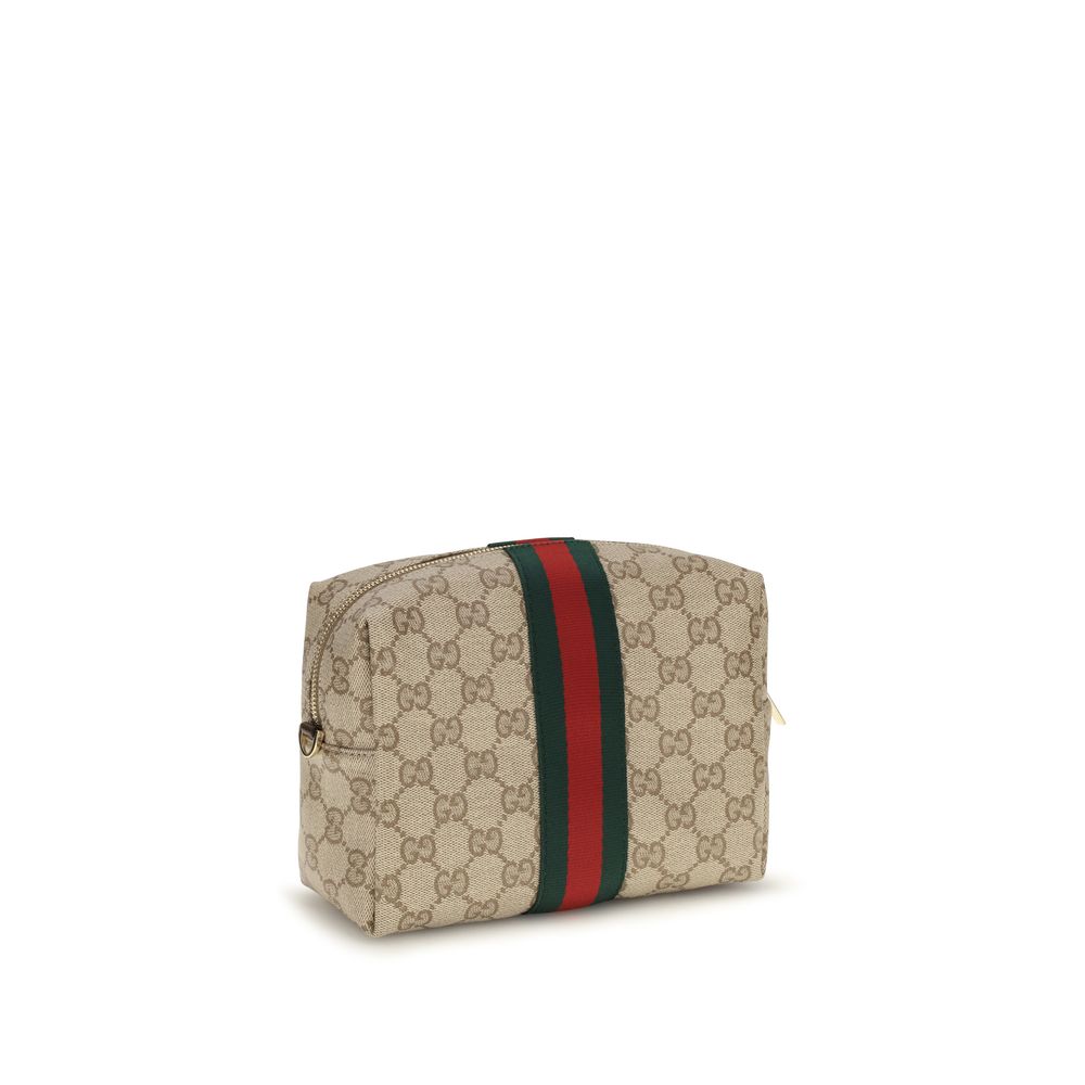 Gucci Beige Fabric Shoulder Women's Bag